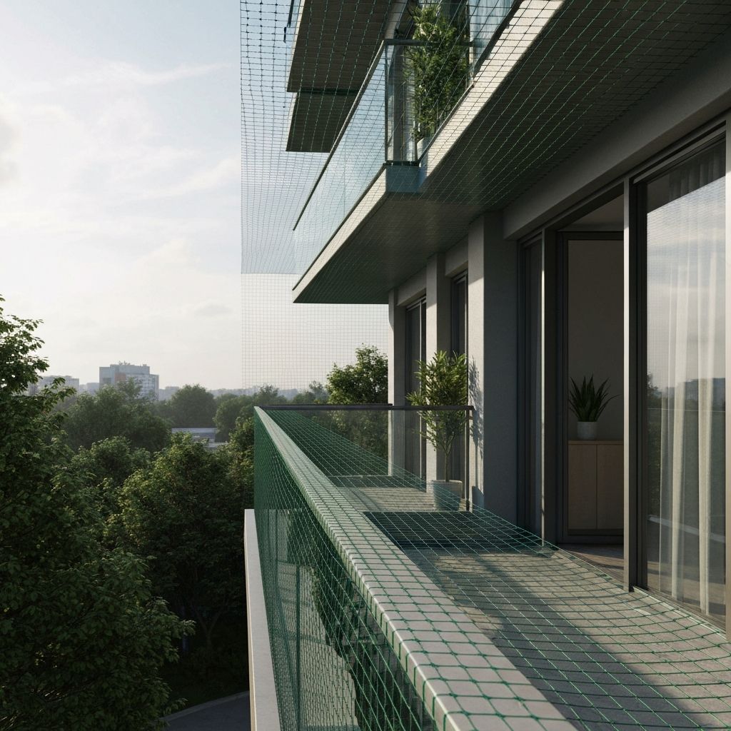 Apartment Bird Net Protection