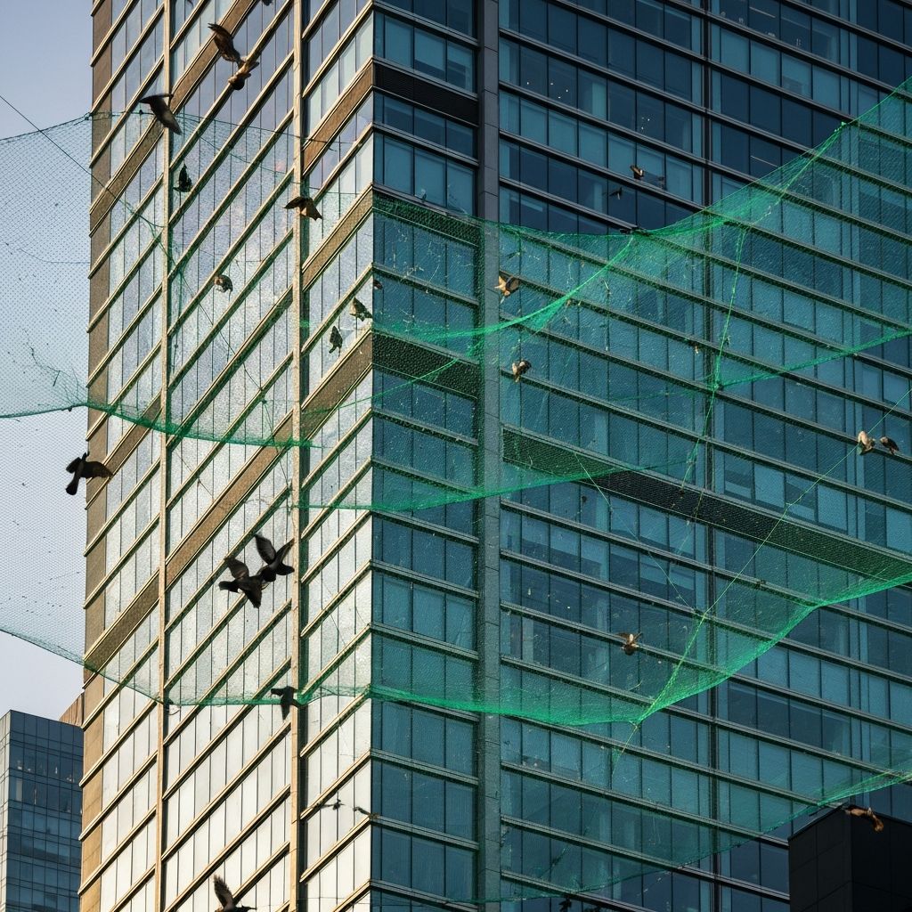 High-Rise Bird Net System